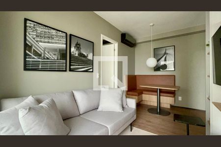 Sala de apartamento à venda com 1 quarto, 41m² em Jardins, São Paulo