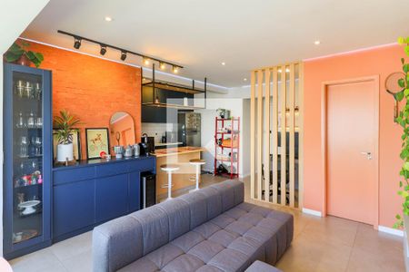 Sala de apartamento à venda com 1 quarto, 60m² em Campo Belo, São Paulo