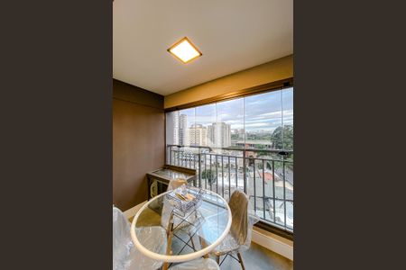 Varanda da Sala de apartamento à venda com 1 quarto, 31m² em Belenzinho, São Paulo