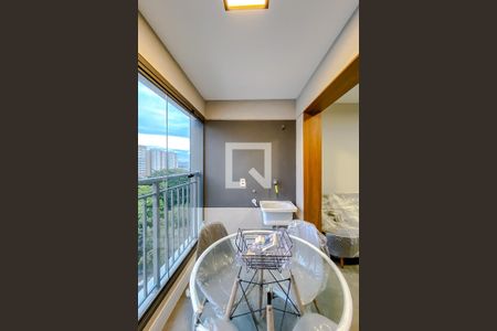 Varanda da Sala de apartamento à venda com 1 quarto, 31m² em Belenzinho, São Paulo