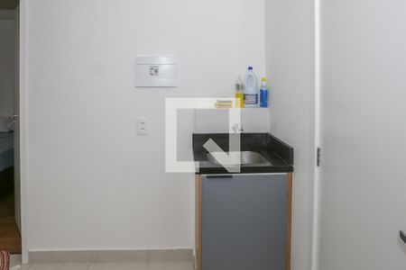 Sala/Cozinha de apartamento para alugar com 1 quarto, 28m² em Parque Industrial Tomas Edson, São Paulo