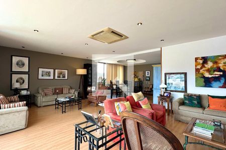 Sala de apartamento à venda com 4 quartos, 300m² em Laranjeiras, Rio de Janeiro