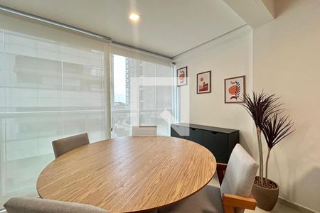 Sala de apartamento à venda com 1 quarto, 53m² em Indianópolis, São Paulo