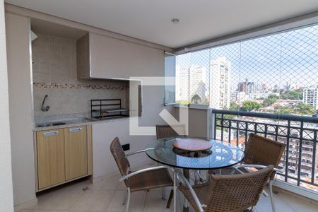 Varanda da Sala de apartamento à venda com 3 quartos, 172m² em Vila Romana, São Paulo