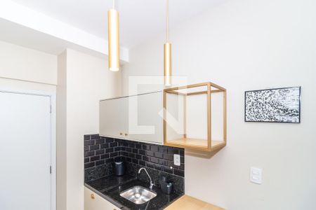 Sala/Cozinha de apartamento à venda com 1 quarto, 31m² em Pompeia, São Paulo