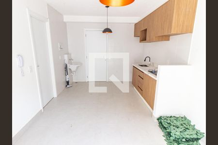 Sala/Cozinha de apartamento para alugar com 1 quarto, 33m² em Belenzinho, São Paulo