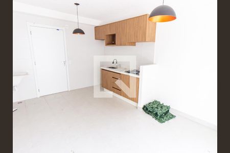 Sala/Cozinha de apartamento para alugar com 1 quarto, 33m² em Belenzinho, São Paulo