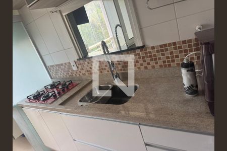 Cozinha de apartamento à venda com 3 quartos, 96m² em Centro de Apoio I (Alphaville), Santana de Parnaíba