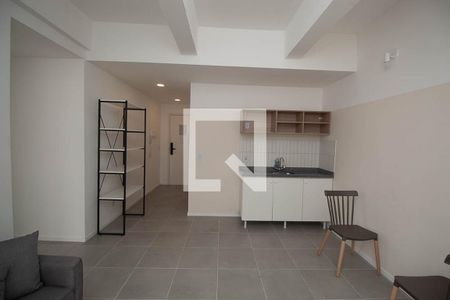 Sala/Cozinha de apartamento para alugar com 2 quartos, 47m² em República, São Paulo