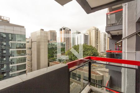 Varanda da Sala de apartamento à venda com 2 quartos, 60m² em Vila Olímpia, São Paulo