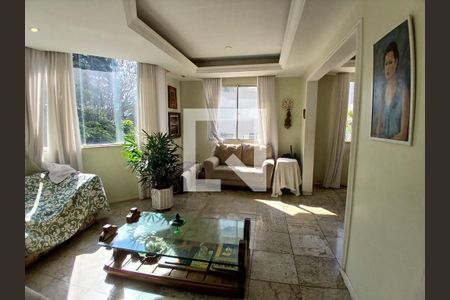 Sala de apartamento à venda com 3 quartos, 130m² em Cruzeiro, Belo Horizonte