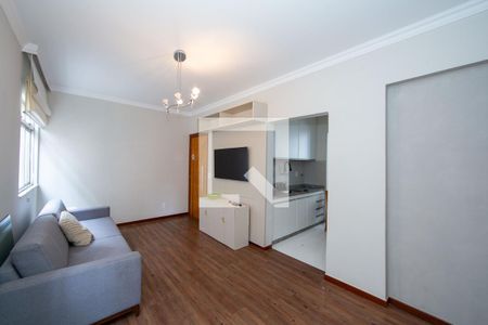 Sala de apartamento à venda com 3 quartos, 80m² em Gutierrez, Belo Horizonte
