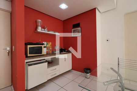 Cozinha de apartamento para alugar com 1 quarto, 50m² em Centro, Ribeirão Preto