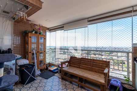 Varanda da Sala de apartamento para alugar com 2 quartos, 61m² em Vila Dom Pedro Ii, São Paulo