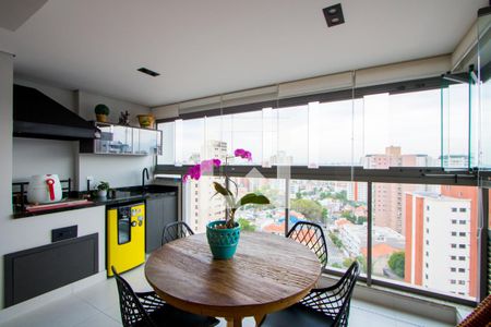 Varanda da Sala de apartamento à venda com 2 quartos, 76m² em Vila Gilda, Santo André