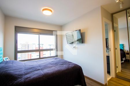 Suíte de apartamento à venda com 2 quartos, 76m² em Vila Gilda, Santo André