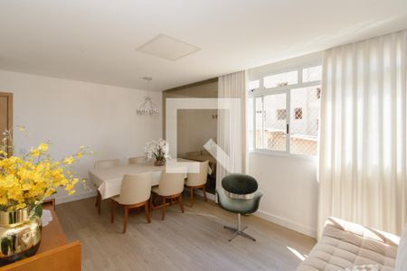 Sala de apartamento à venda com 3 quartos, 115m² em Eldorado, Contagem