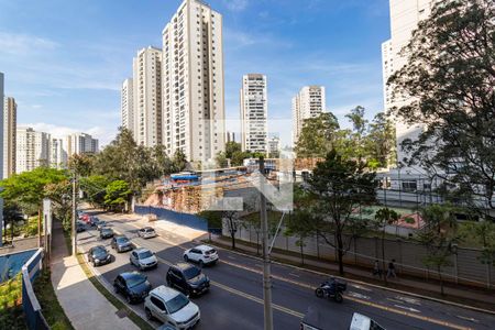 Vista Sala/Cozinha de apartamento à venda com 1 quarto, 27m² em Vila Andrade, São Paulo