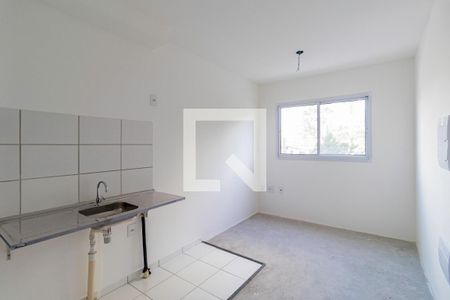 Sala/Cozinha de apartamento à venda com 1 quarto, 27m² em Vila Andrade, São Paulo