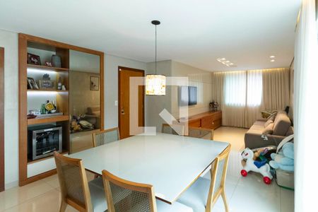 Sala de apartamento à venda com 4 quartos, 260m² em Colégio Batista, Belo Horizonte