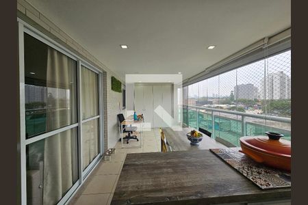 Sacada de apartamento à venda com 3 quartos, 109m² em Jardim Caravelas, São Paulo