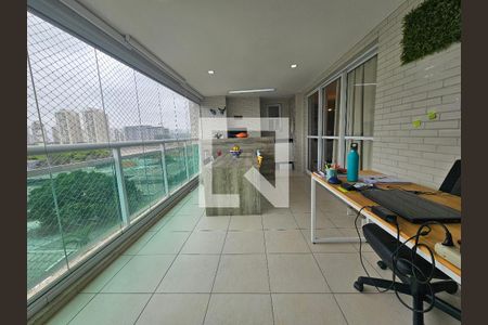 Sacada de apartamento à venda com 3 quartos, 109m² em Jardim Caravelas, São Paulo