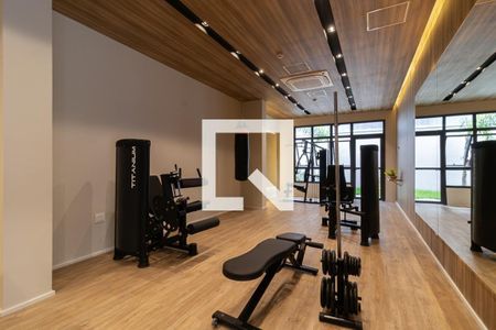Área comum - Academia de kitnet/studio para alugar com 1 quarto, 27m² em Vila Olímpia, São Paulo