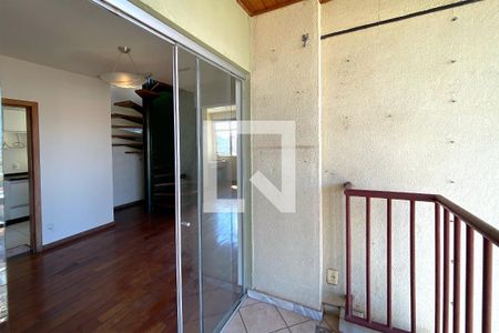 Varanda  de apartamento para alugar com 2 quartos, 178m² em Santa Cruz, Belo Horizonte