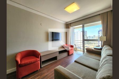 Sala de apartamento para alugar com 3 quartos, 76m² em Vila Olímpia, São Paulo