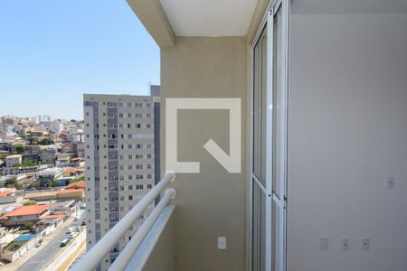 Varanda da Sala de apartamento à venda com 2 quartos, 54m² em Novo Riacho, Contagem