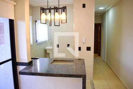 Sala/Cozinha de apartamento para alugar com 1 quarto, 45m² em Jardim Paulistano, Ribeirão Preto