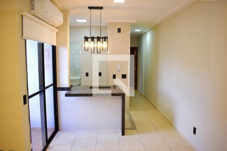 Sala/Cozinha de apartamento para alugar com 1 quarto, 45m² em Jardim Paulistano, Ribeirão Preto