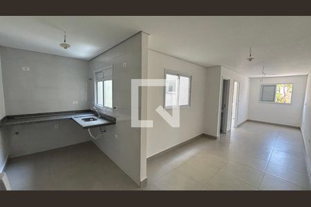 Sala de apartamento à venda com 1 quarto, 76m² em Parque das Nações, Santo André