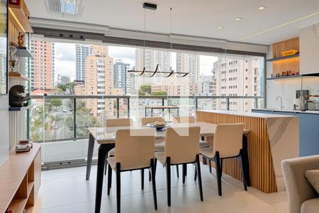 Varanda gourmet de apartamento à venda com 2 quartos, 120m² em Paraíso, São Paulo