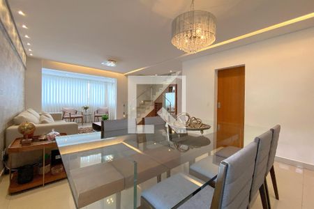 Sala de Jantar de apartamento à venda com 4 quartos, 260m² em Buritis, Belo Horizonte