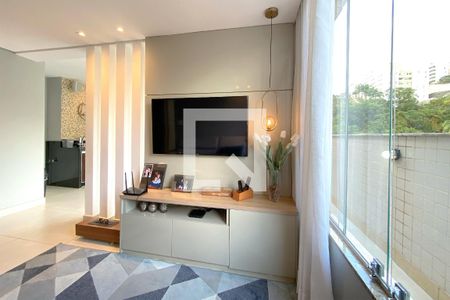 Sala de Estar de apartamento à venda com 4 quartos, 260m² em Buritis, Belo Horizonte