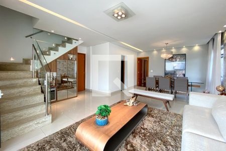 Sala de apartamento à venda com 4 quartos, 260m² em Buritis, Belo Horizonte