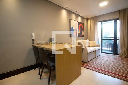 Sala de apartamento à venda com 1 quarto, 50m² em Jardim Paulista, São Paulo