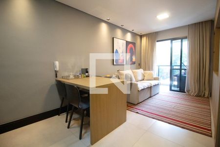 Sala de apartamento à venda com 1 quarto, 50m² em Jardim Paulista, São Paulo