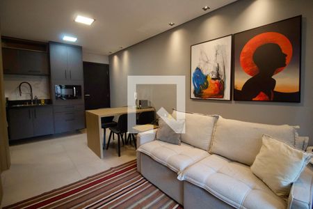 Sala de apartamento à venda com 1 quarto, 50m² em Jardim Paulista, São Paulo