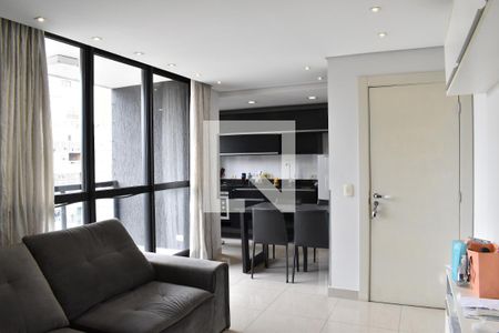 Sala de apartamento para alugar com 2 quartos, 53m² em São Francisco, Curitiba