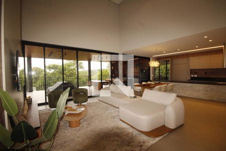 sala de casa de condomínio à venda com 4 quartos, 523m² em Condados da Lagoa, Lagoa Santa