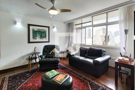 Sala de TV de apartamento à venda com 4 quartos, 182m² em Cerqueira César, São Paulo