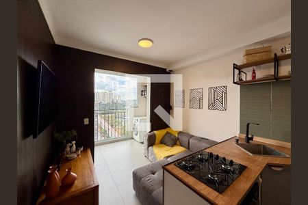 Sala de apartamento à venda com 2 quartos, 36m² em Jardim Caravelas, São Paulo