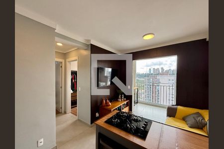 Sala de apartamento à venda com 2 quartos, 36m² em Jardim Caravelas, São Paulo