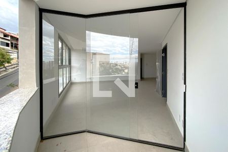 Varanda da Sala de apartamento à venda com 3 quartos, 120m² em Santa Lúcia, Belo Horizonte