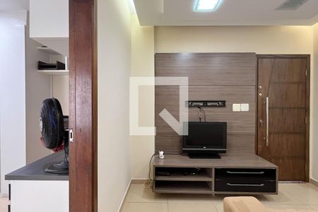 Sala de apartamento para alugar com 2 quartos, 70m² em José Menino, Santos