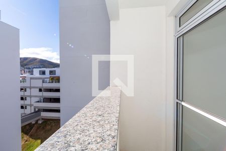 Varanda da Sala de apartamento para alugar com 2 quartos, 57m² em Buritis, Belo Horizonte