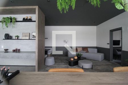 Área Comum - Coworking de kitnet/studio para alugar com 1 quarto, 25m² em Vila Olímpia, São Paulo