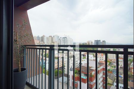 Varanda do Studio de kitnet/studio para alugar com 1 quarto, 28m² em Boa Vista, Porto Alegre